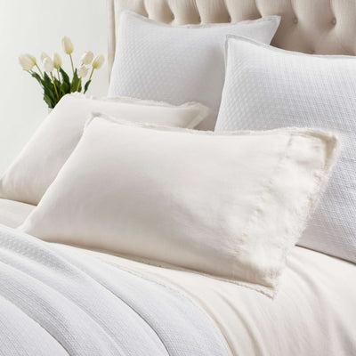 product image for faye linen dove white pillowcases by pine cone hill pc4005 s 1 51