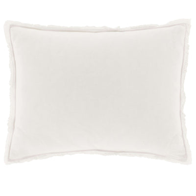 product image for faye linen dove white sham by pine cone hill pc3999 shs 2 92