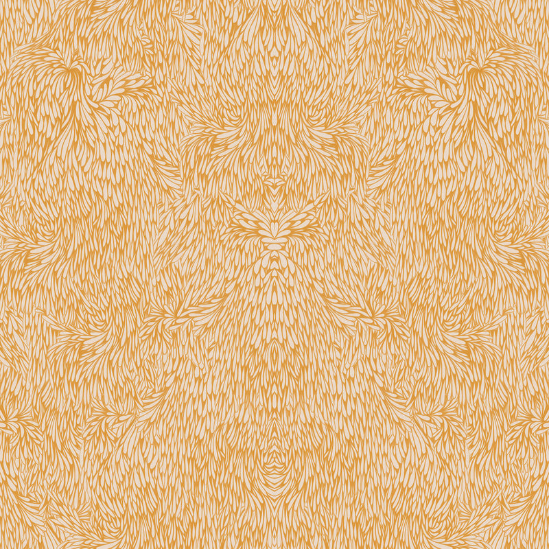 media image for Feather Wallpaper in Saffron 276