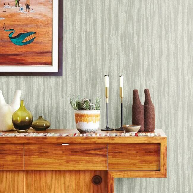 media image for Feather Fletch Wallpaper in Beige from the Traveler Collection by Ronald Redding 243