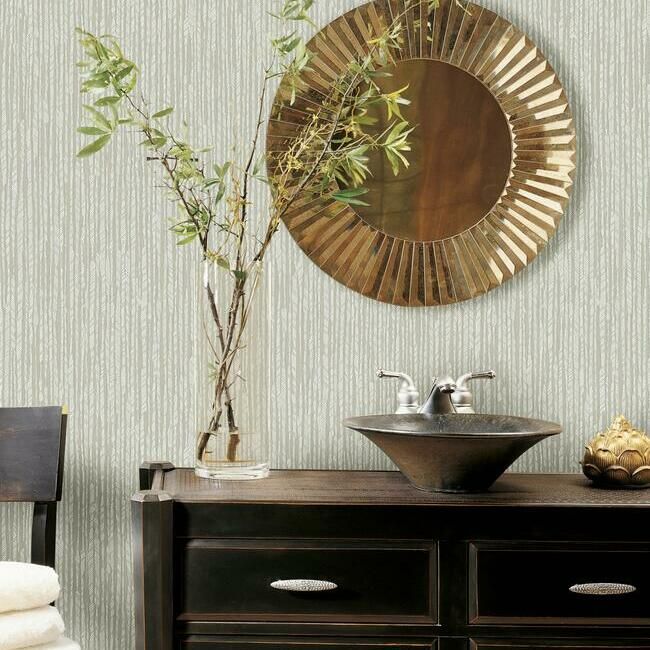 media image for Feather Fletch Wallpaper in Beige from the Traveler Collection by Ronald Redding 226