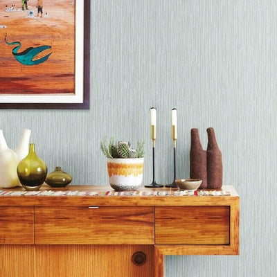 product image for Feather Fletch Wallpaper in Light Blue from the Traveler Collection by Ronald Redding 12