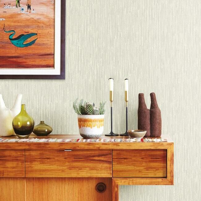 media image for Feather Fletch Wallpaper in Off-White from the Traveler Collection by Ronald Redding 29