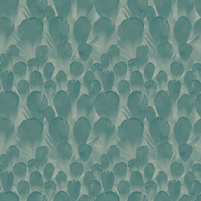 product image of Feathers Wallpaper in Teal from the Natural Opalescence Collection by Antonina Vella for York Wallcoverings 51
