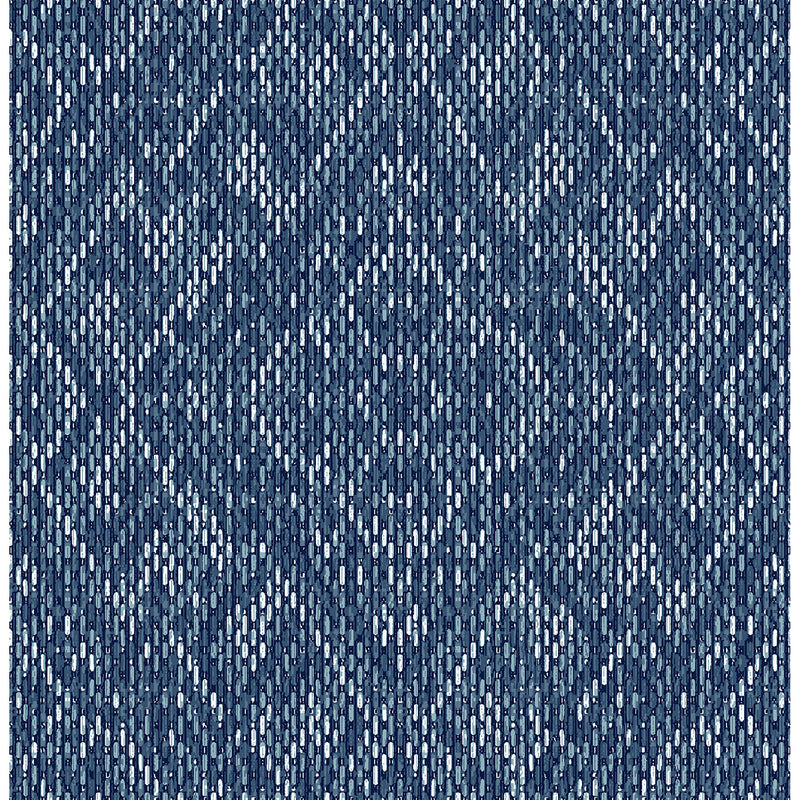 media image for Felix Indigo Geometric Wallpaper from the Scott Living II Collection by Brewster Home Fashions 229