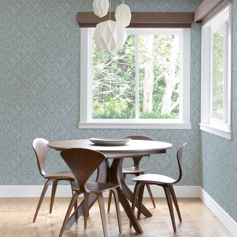 media image for Felix Sky Blue Geometric Wallpaper from the Scott Living II Collection by Brewster Home Fashions 278
