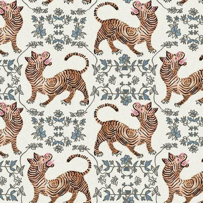 product image of sample ferrandi wallpaper in blue by christiane lemieux for york wallcoverings 1 566