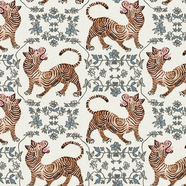 media image for sample ferrandi wallpaper in blue by christiane lemieux for york wallcoverings 1 216