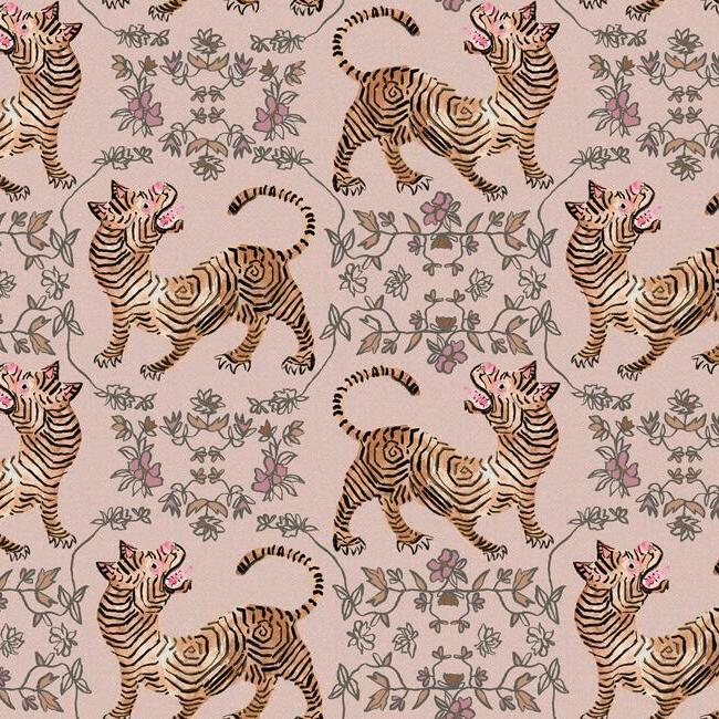 media image for sample ferrandi wallpaper in light pink by christiane lemieux for york wallcoverings 1 283