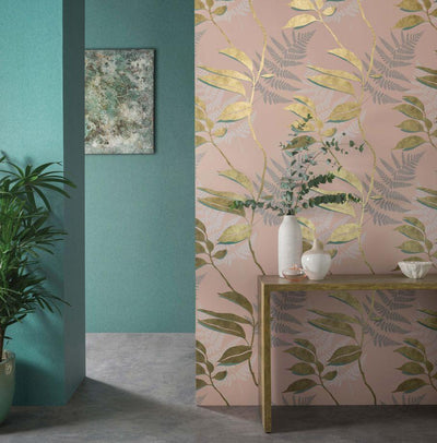 product image for Feuille D'or Wallpaper from the Folium Collection by Osborne & Little 70