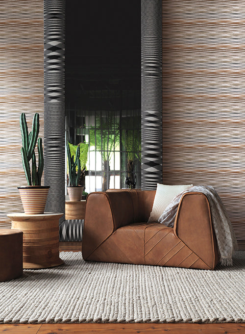 media image for Fireworks Wallpaper in Gold and Wheat by Missoni Home for York Wallcoverings 280