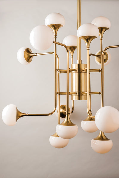 product image for hudson valley fleming 16 light chandelier 4716 7 29