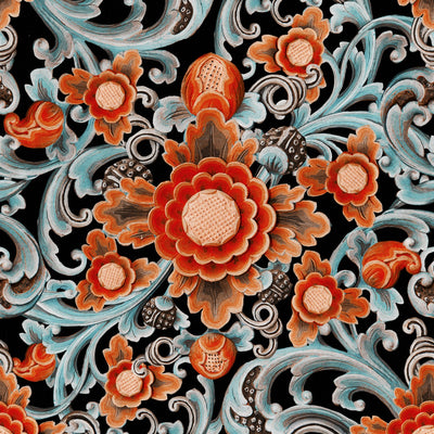 product image of sample floral painting dark wallpaper from collection ii by mind the gap 1 567