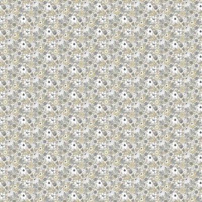 product image of sample floral ditzy vine peel stick wallpaper in grey by roommates for york wallcoverings 1 594