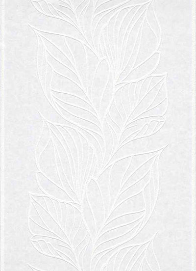 product image of sample floral paintable wallpaper in white design by bd wall 1 554