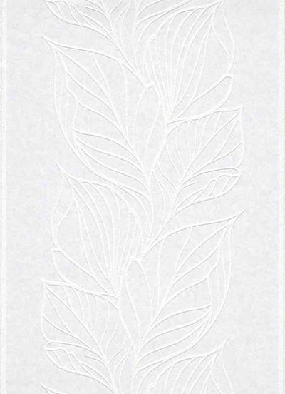 product image of Floral Paintable Wallpaper in White design by BD Wall 551