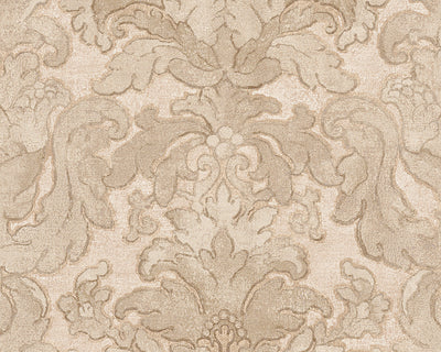 product image of sample floral structures wallpaper in beige and brown design by bd wall 1 526