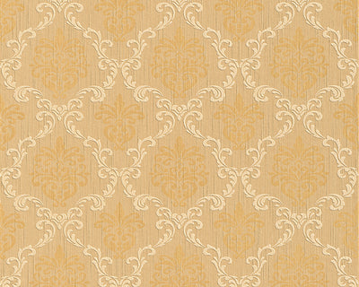 product image of sample floral trellis wallpaper in beige and oranges design by bd wall 1 573
