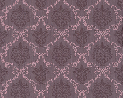 product image for Floral Trellis Wallpaper in Purple design by BD Wall 86