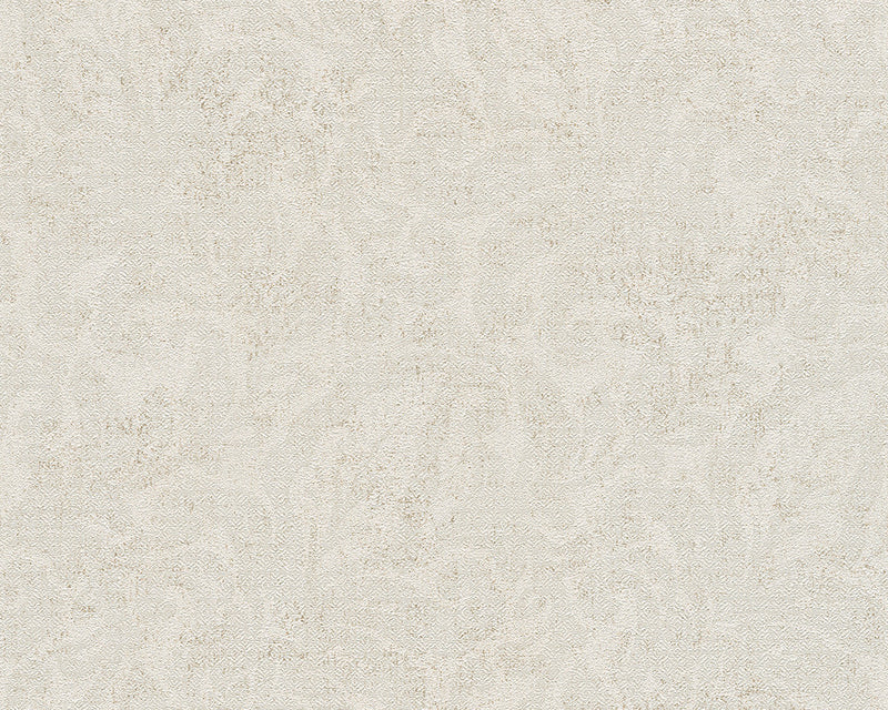 media image for sample floral wallpaper in cream and metallic design by bd wall 1 1 25