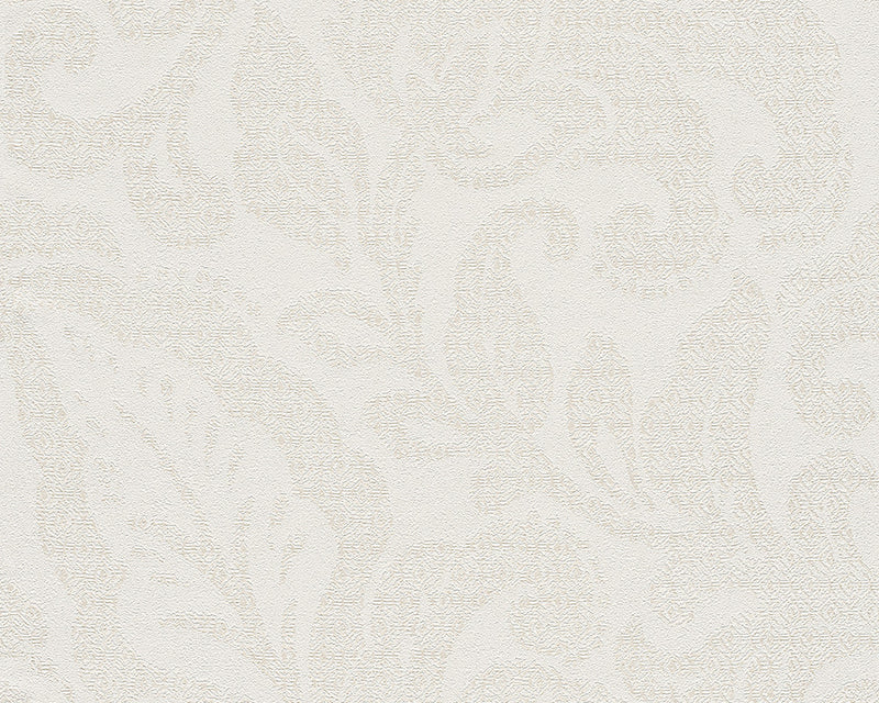 media image for Floral Wallpaper in Ivory design by BD Wall 218