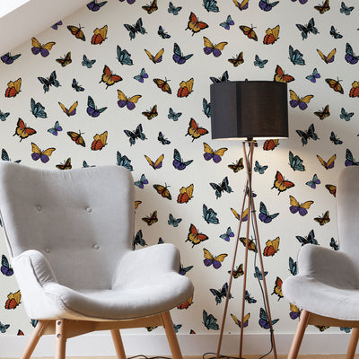 product image for Flutterby Wallpaper in Multi from the Capsule Collection by Graham & Brown 70