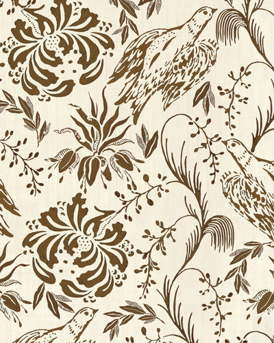 product image for Folk Embroidery Wallpaper in Tobacco from the Complementary Collection by Mind the Gap 55