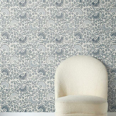 product image for Fontaine Wallpaper in Blue/Grey by Christiane Lemieux for York Wallcoverings 97