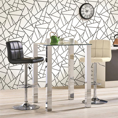product image for Fracture Peel & Stick Wallpaper in Black by RoomMates for York Wallcoverings 98