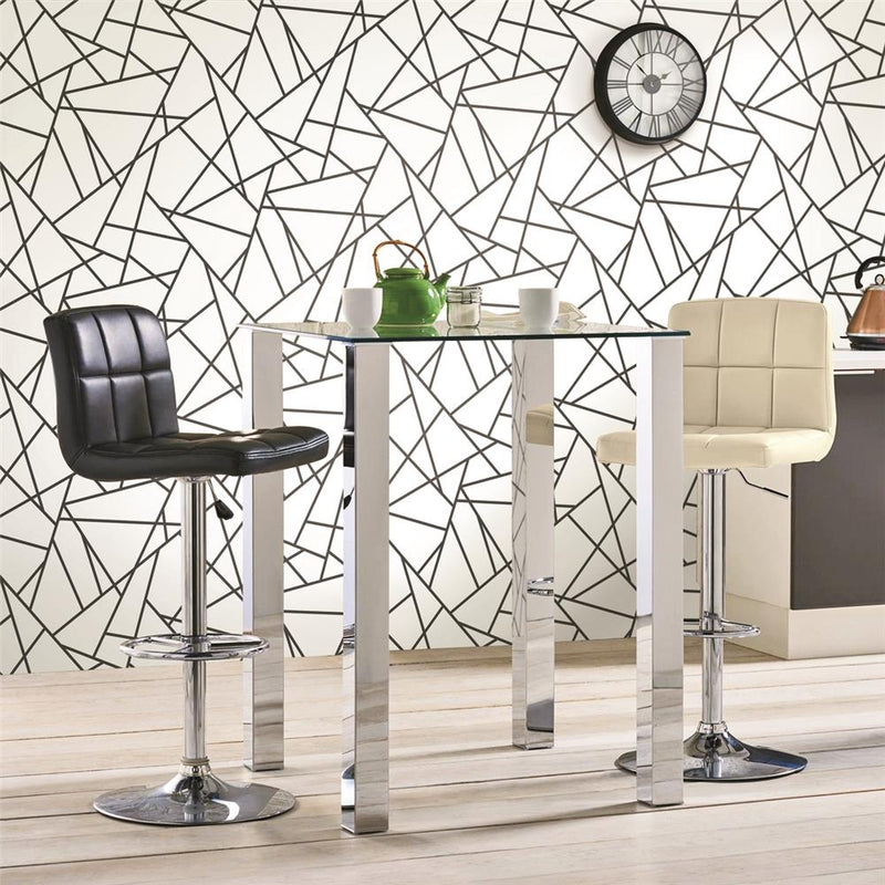 media image for Fracture Peel & Stick Wallpaper in Black by RoomMates for York Wallcoverings 240