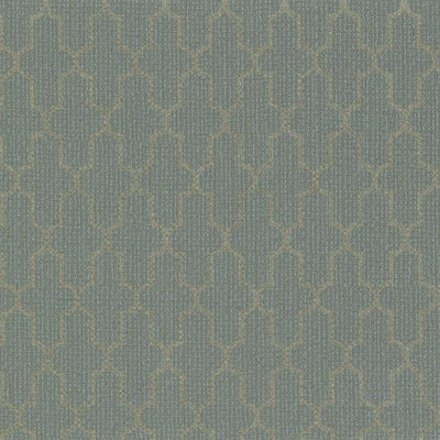 product image of Frame Geometric Wallpaper in Bluish Grey and Metallic design by York Wallcoverings 555