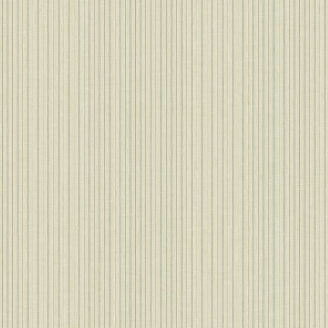 media image for sample french ticking wallpaper in khaki and light blue from magnolia home vol 2 by joanna gaines 1 243