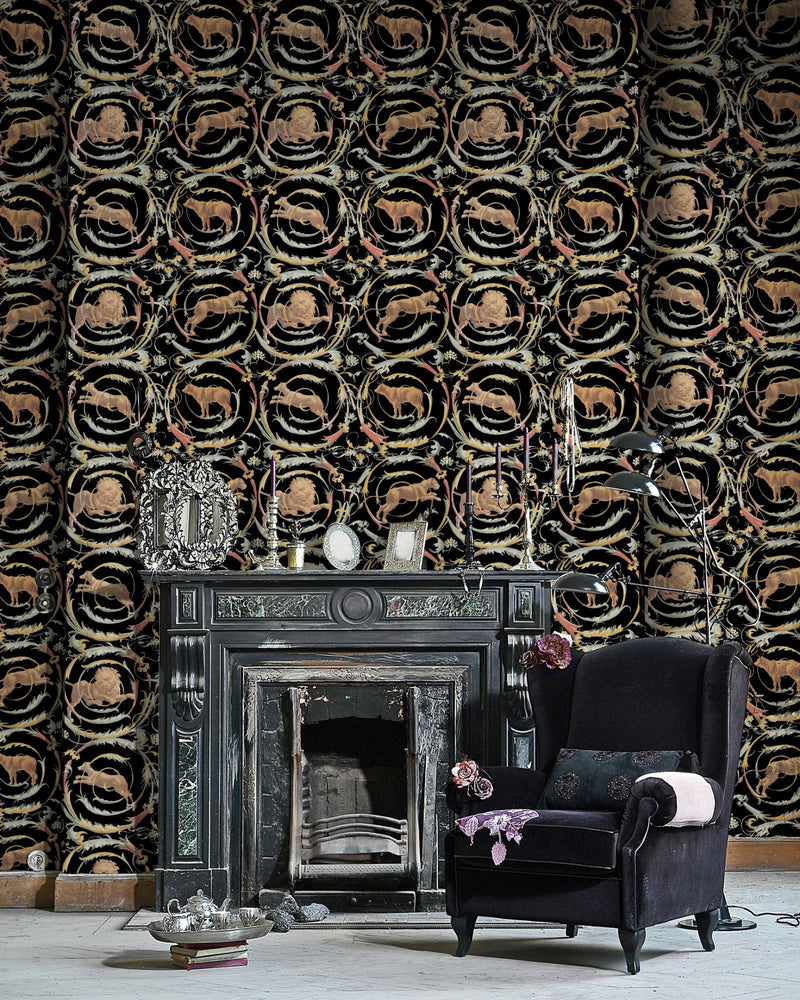 media image for Fresce Anthracite Wallpaper from Collection II by Mind the Gap 220