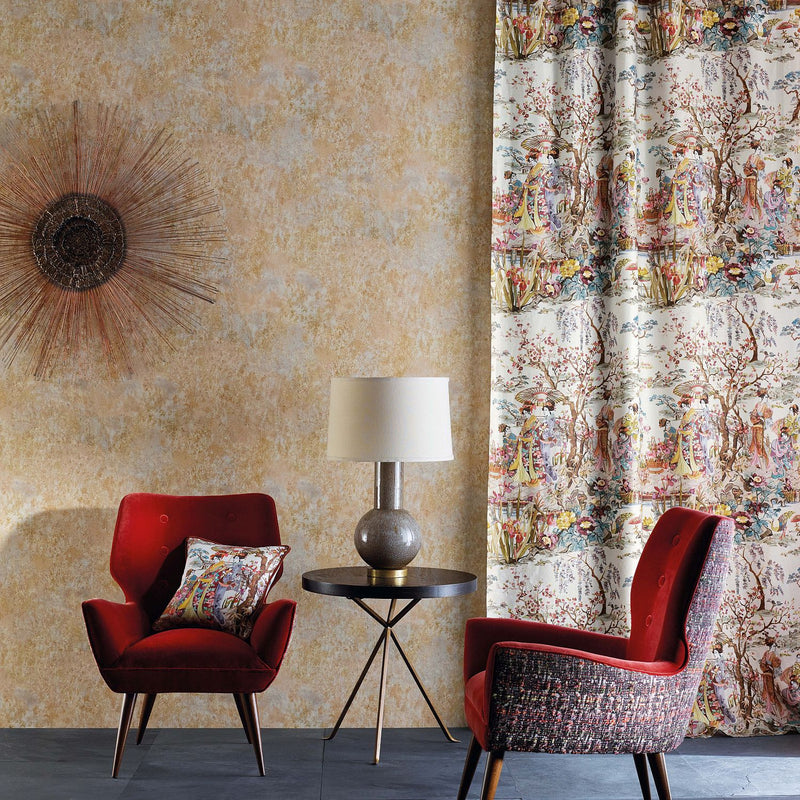 media image for Fresco Wallpaper from the Enchanted Gardens Collection by Osborne & Little 284
