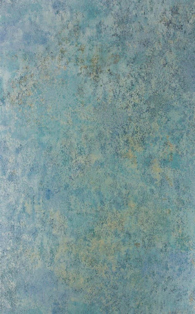 product image for Fresco Wallpaper in Teal Metallic from the Enchanted Gardens Collection by Osborne & Little 84