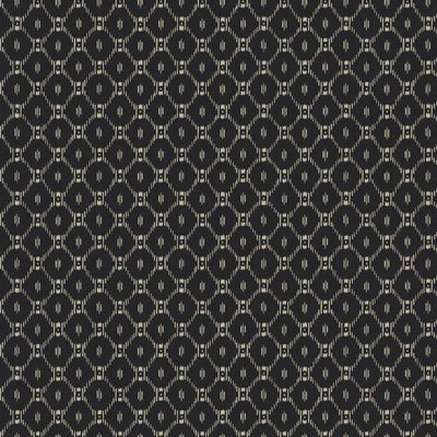 product image of sample fretwork wallpaper in black from the tea garden collection by ronald redding for york wallcoverings 1 517