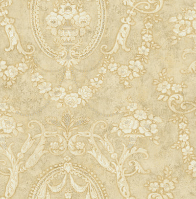 product image of Frills Cameo Wallpaper in Antique Luster from the Vintage Home 2 Collection by Wallquest 564