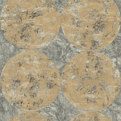product image for Fulton Wallpaper in Gray and Gold from the Metalworks Collection by Seabrook Wallcoverings 67