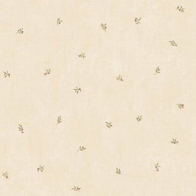 product image of sample small flowers beige purple wallpaper from the kitchen recipes collection by galerie wallcoverings 1 514