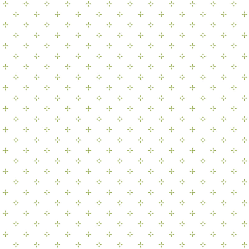 media image for Miniature Dotty Flowers Green Wallpaper from the Kitchen Recipes Collection by Galerie Wallcoverings 27
