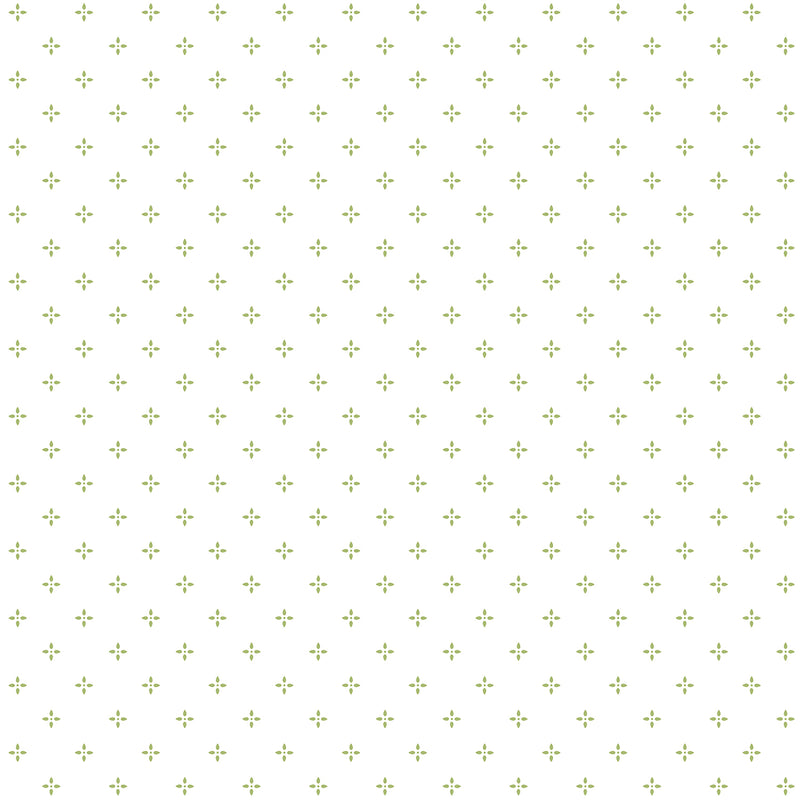 media image for sample miniature dotty flowers green wallpaper from the kitchen recipes collection by galerie wallcoverings 1 22