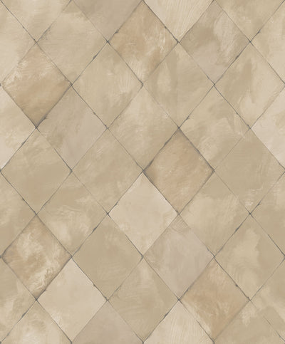 product image of Country House Tiles Deep Cream Wallpaper from the Kitchen Recipes Collection by Galerie Wallcoverings 579