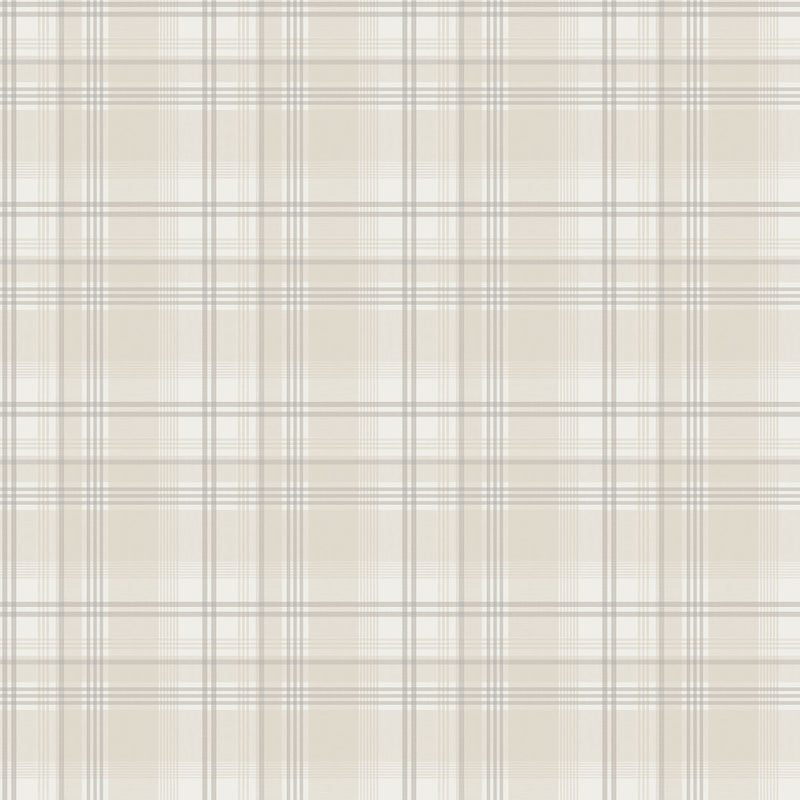 media image for Checked Beige/Grey Wallpaper from the Kitchen Recipes Collection by Galerie Wallcoverings 254