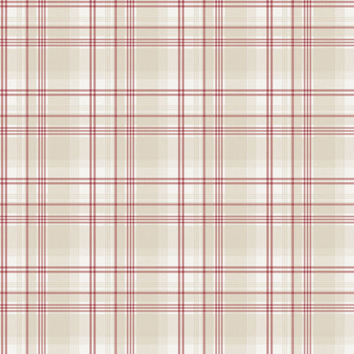 product image for Checked Biege/Red Wallpaper from the Kitchen Recipes Collection by Galerie Wallcoverings 51