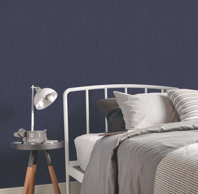 product image for Denim Navy Wallpaper from the Deauville 2 Collection by Galerie Wallcoverings 30