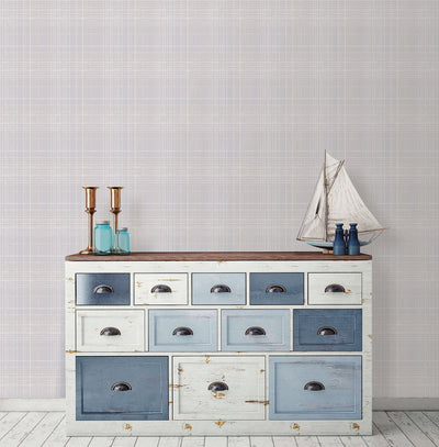 product image for Plaid Taupe Wallpaper from the Deauville 2 Collection by Galerie Wallcoverings 14