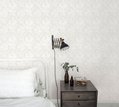 product image for Damask Grey Wallpaper from the Vintage Roses Collection by Galerie Wallcoverings 65