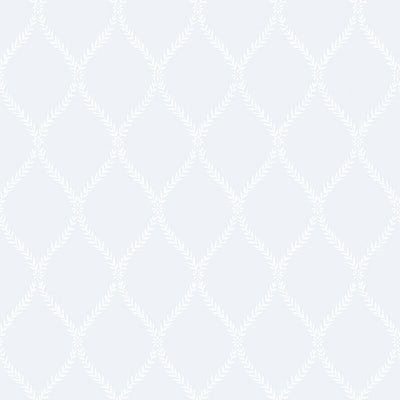product image of Geometric Trellis Chalk/White Wallpaper from the Vintage Roses Collection by Galerie Wallcoverings 513