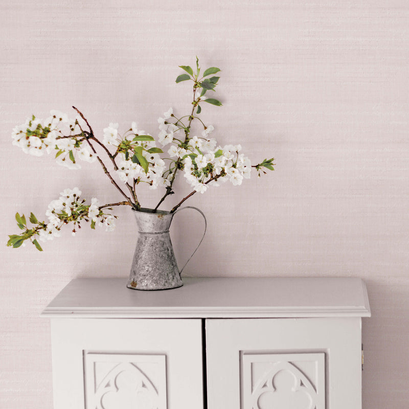 media image for Faded Calligraphy Soft Pink Wallpaper from the Vintage Roses Collection by Galerie Wallcoverings 226