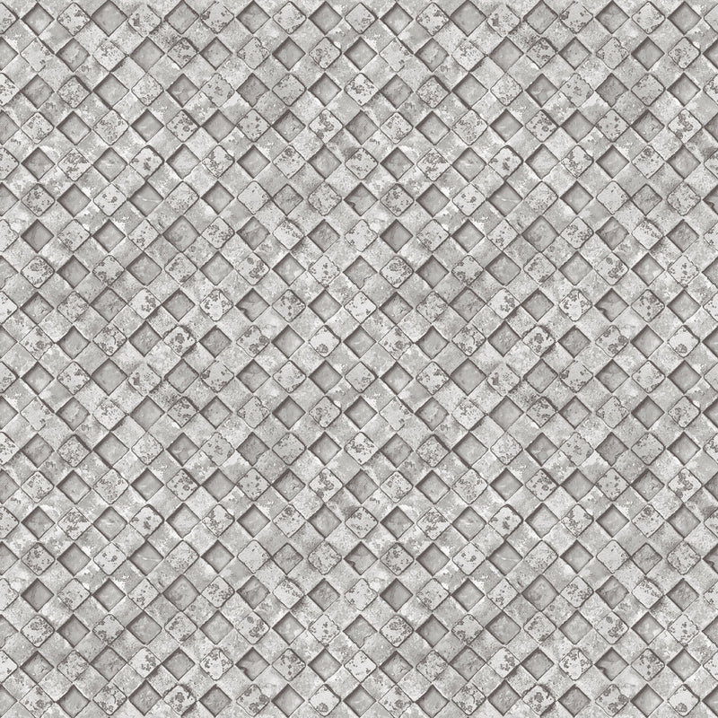 media image for Metal Grate Grey Wallpaper from the Grunge Collection by Galerie Wallcoverings 276
